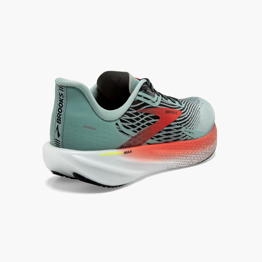 Chaussure d'Athlétisme Brooks Hyperion Max Bleu Marine Vert Clair Femme | WPO-9189146